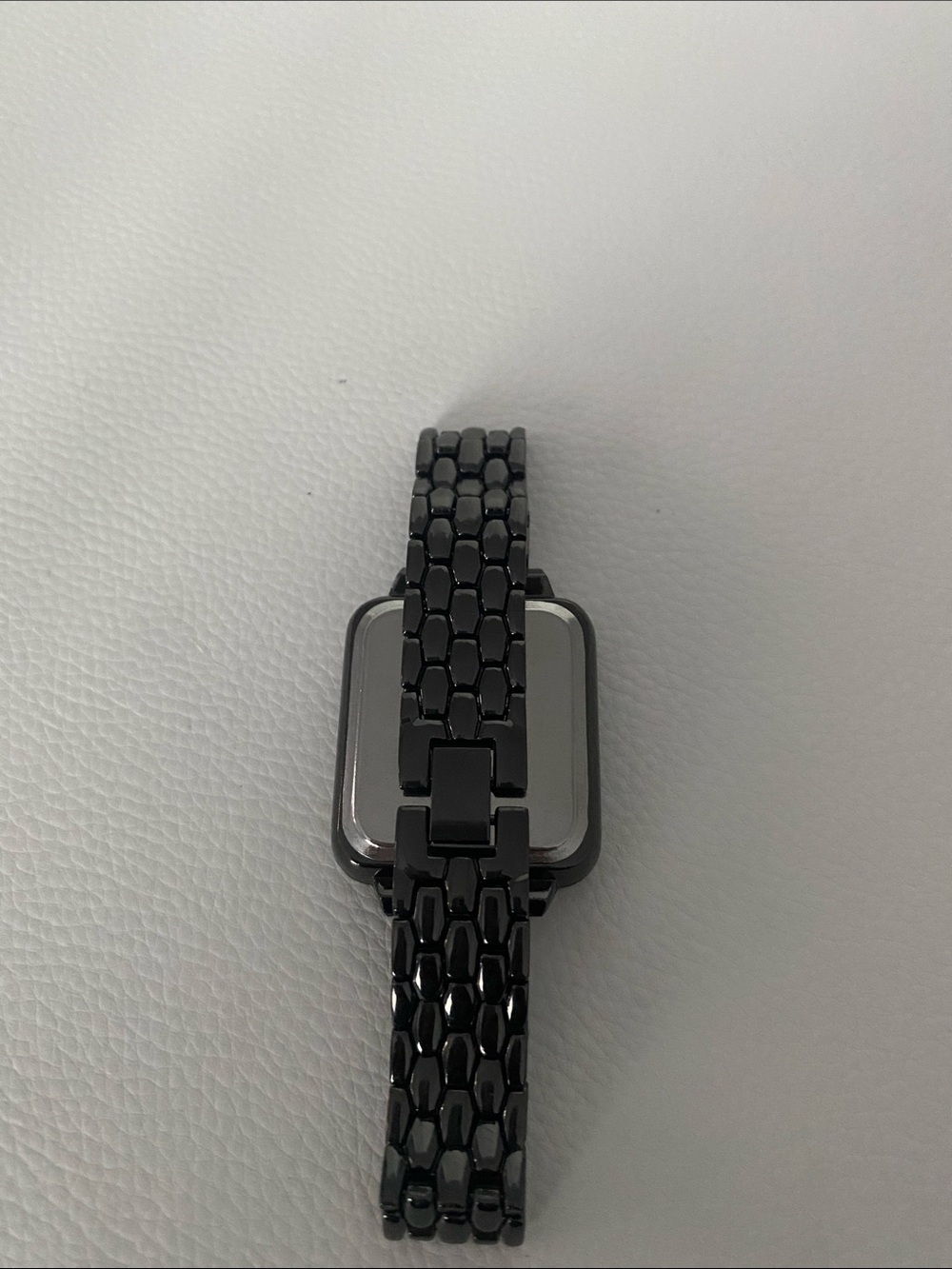 Women’s Black Digital Watch LED Touchscreen Rhinestone Square Face Watch - Picture 9 of 9